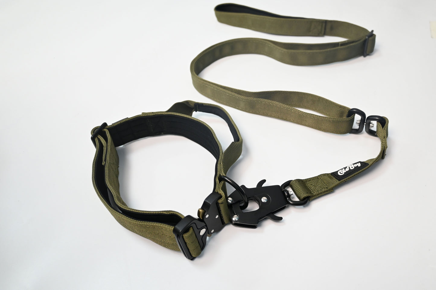 Ole Boy Adjustable Length Quick Release Dog Collar/Leash Set