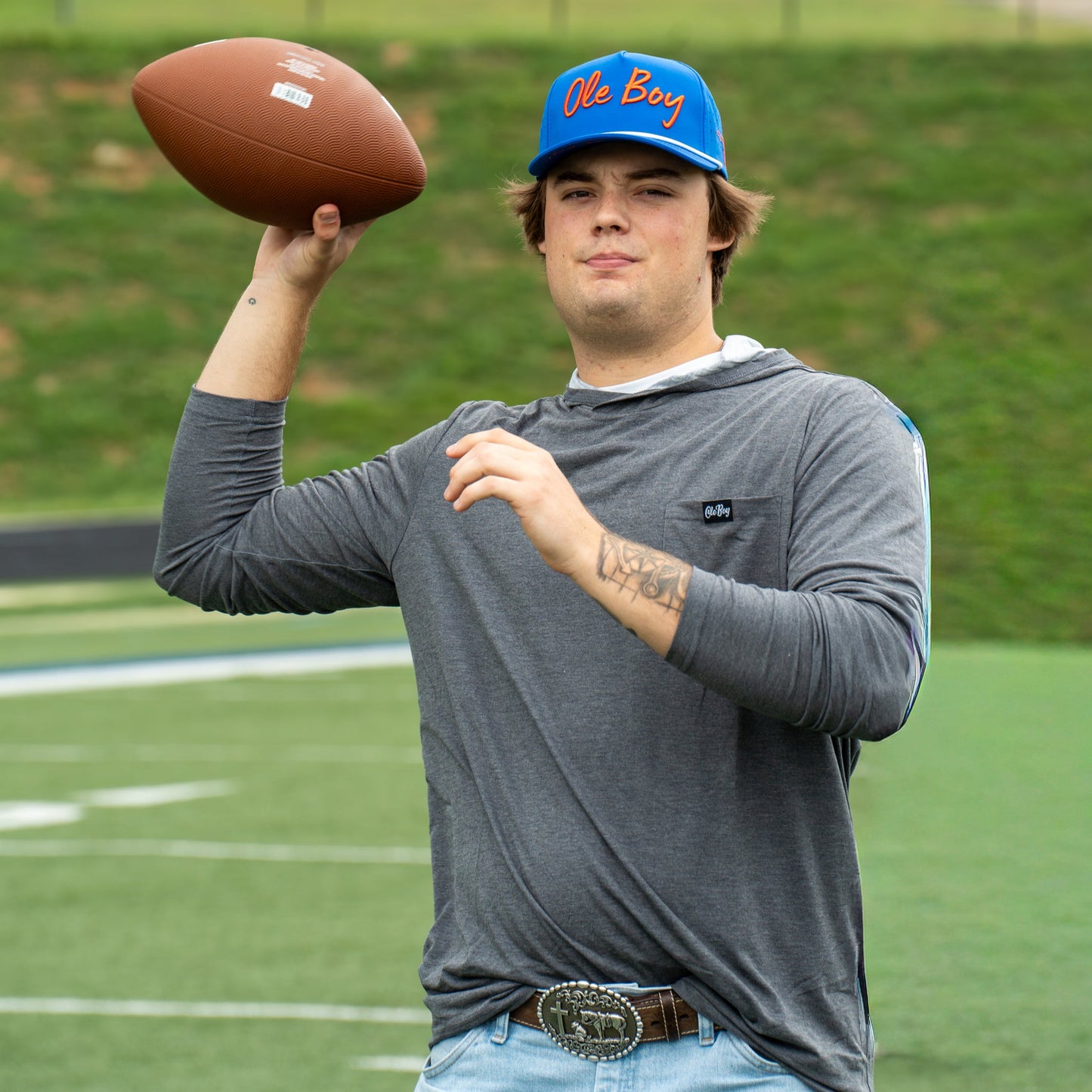 OLE BOY Florida Game Day Performance Golf Hat - Blue