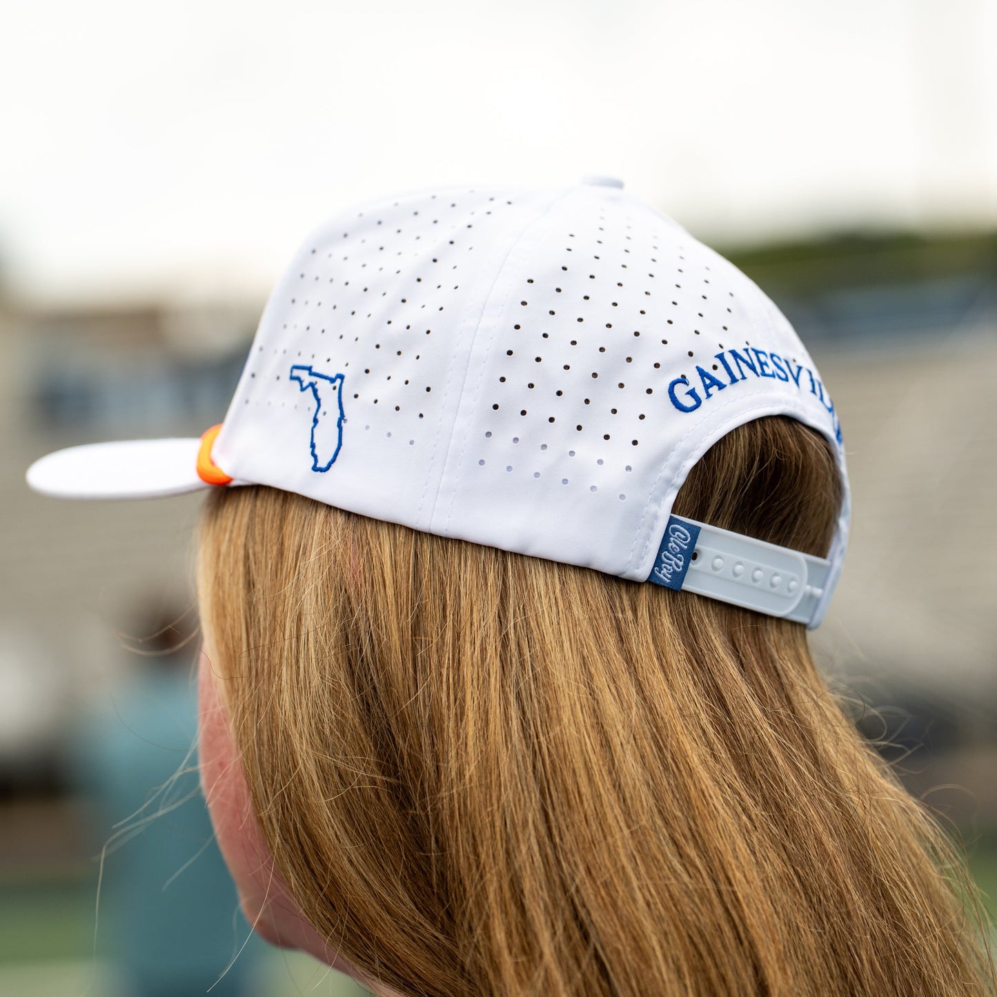 OLE BOY Florida Game Day Performance Golf Hat - White