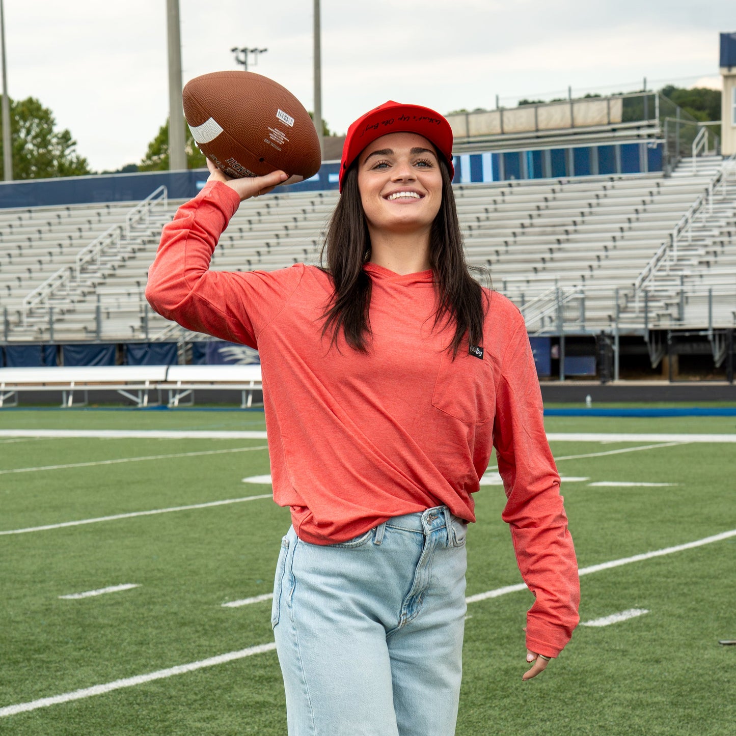 OLE BOY Performance Hooded Game Day Tee - Georgia