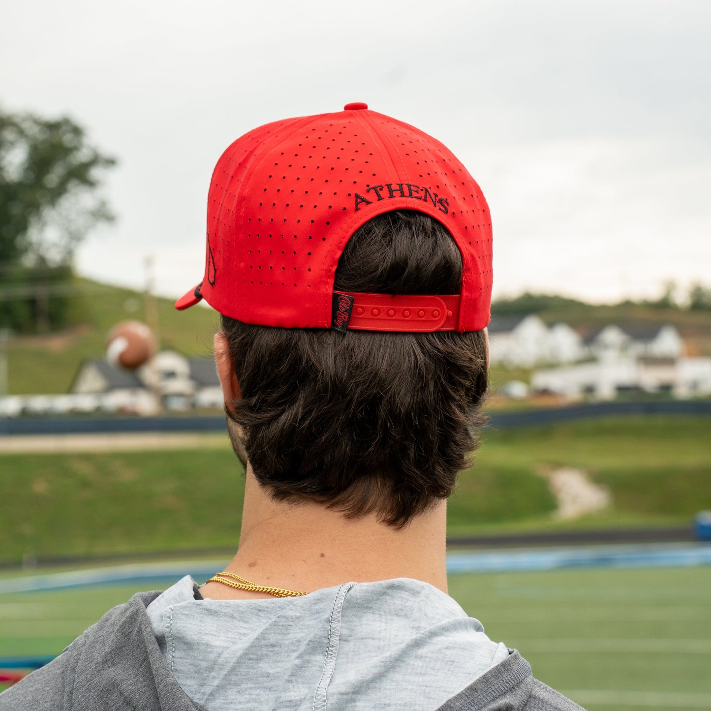 OLE BOY Georgia Game Day Performance Golf Hat - Red