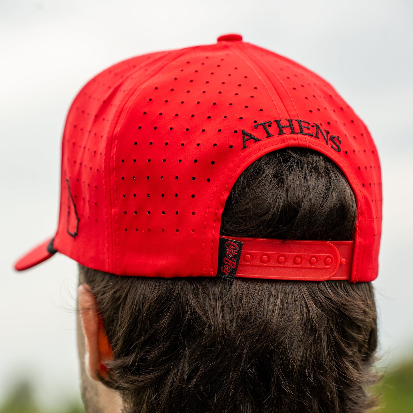 OLE BOY Georgia Game Day Performance Golf Hat - Red