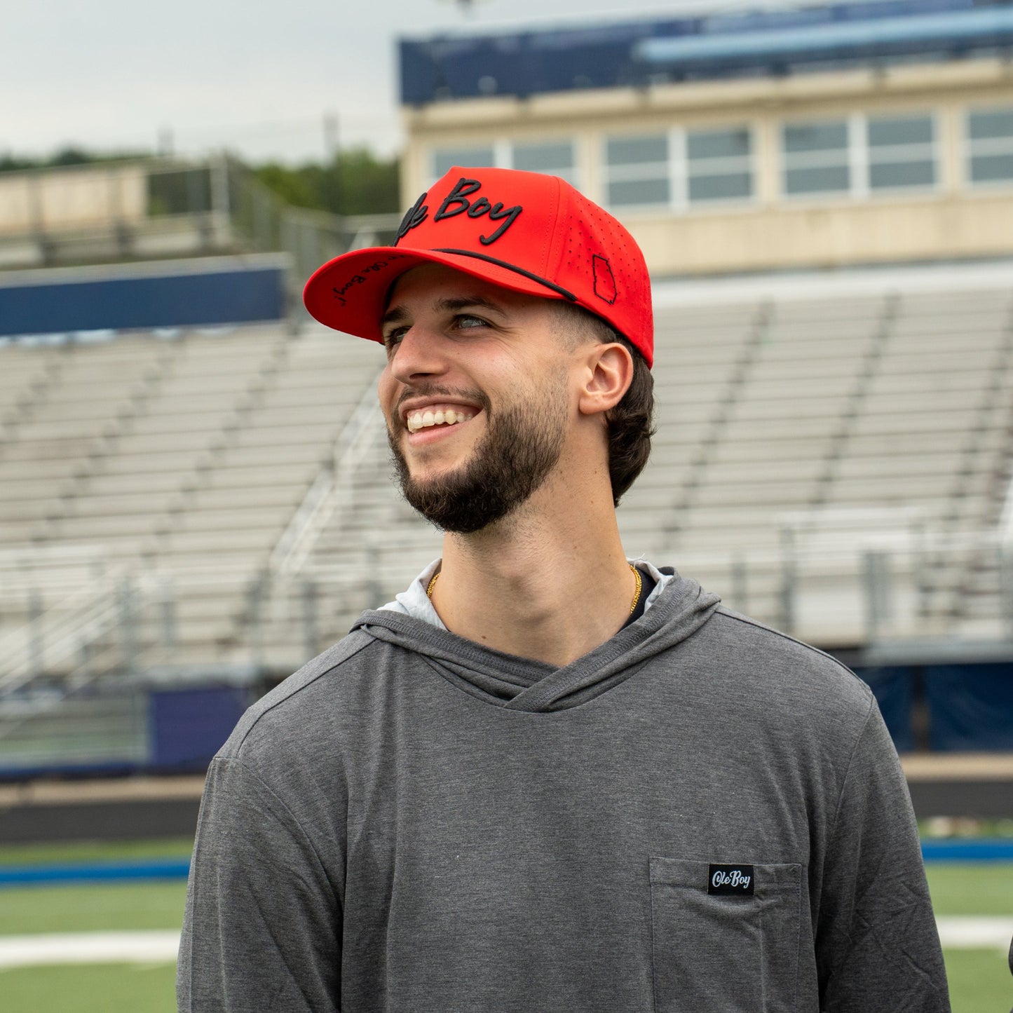 OLE BOY Georgia Game Day Performance Golf Hat - Red