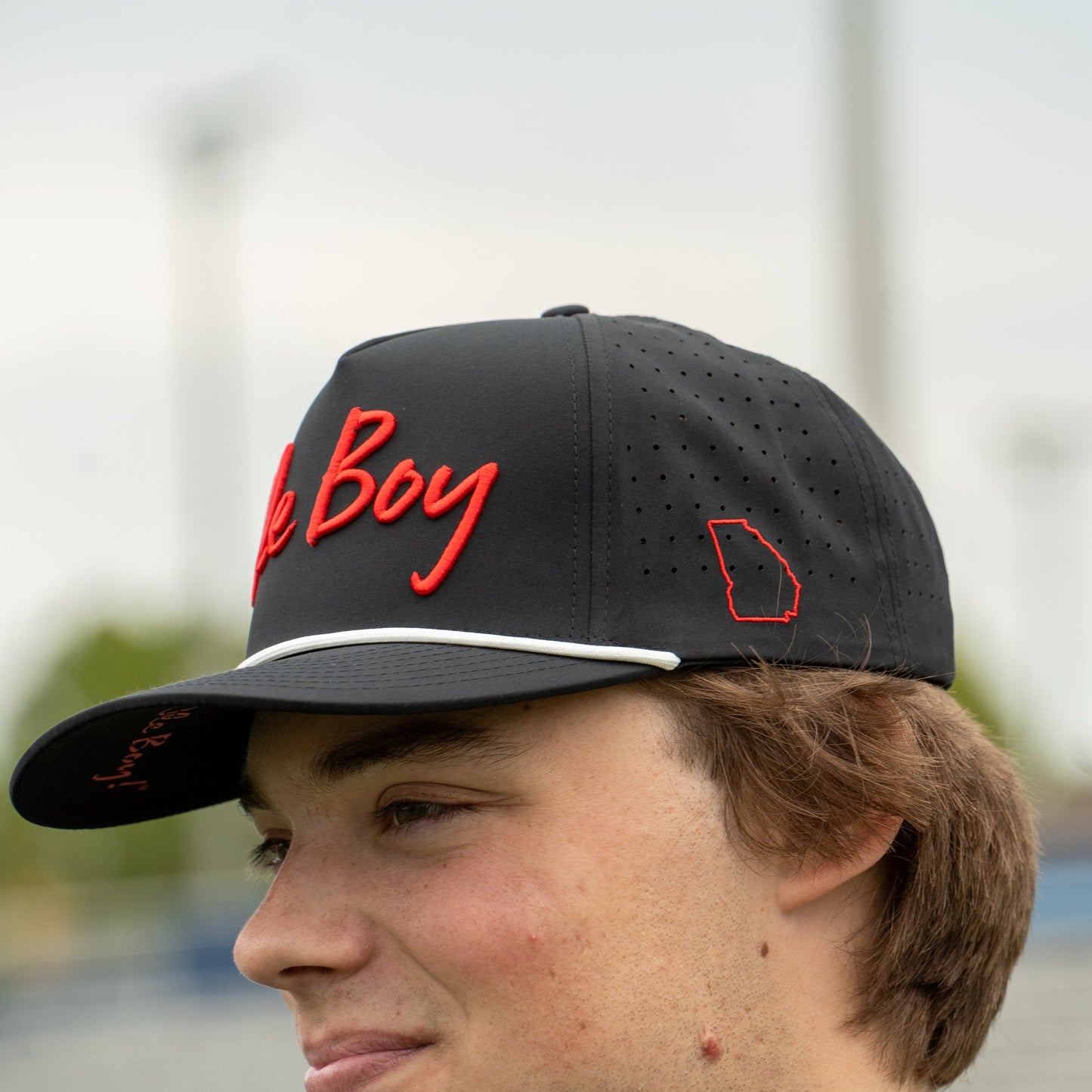 OLE BOY Georgia Game Day Performance Golf Hat - Black