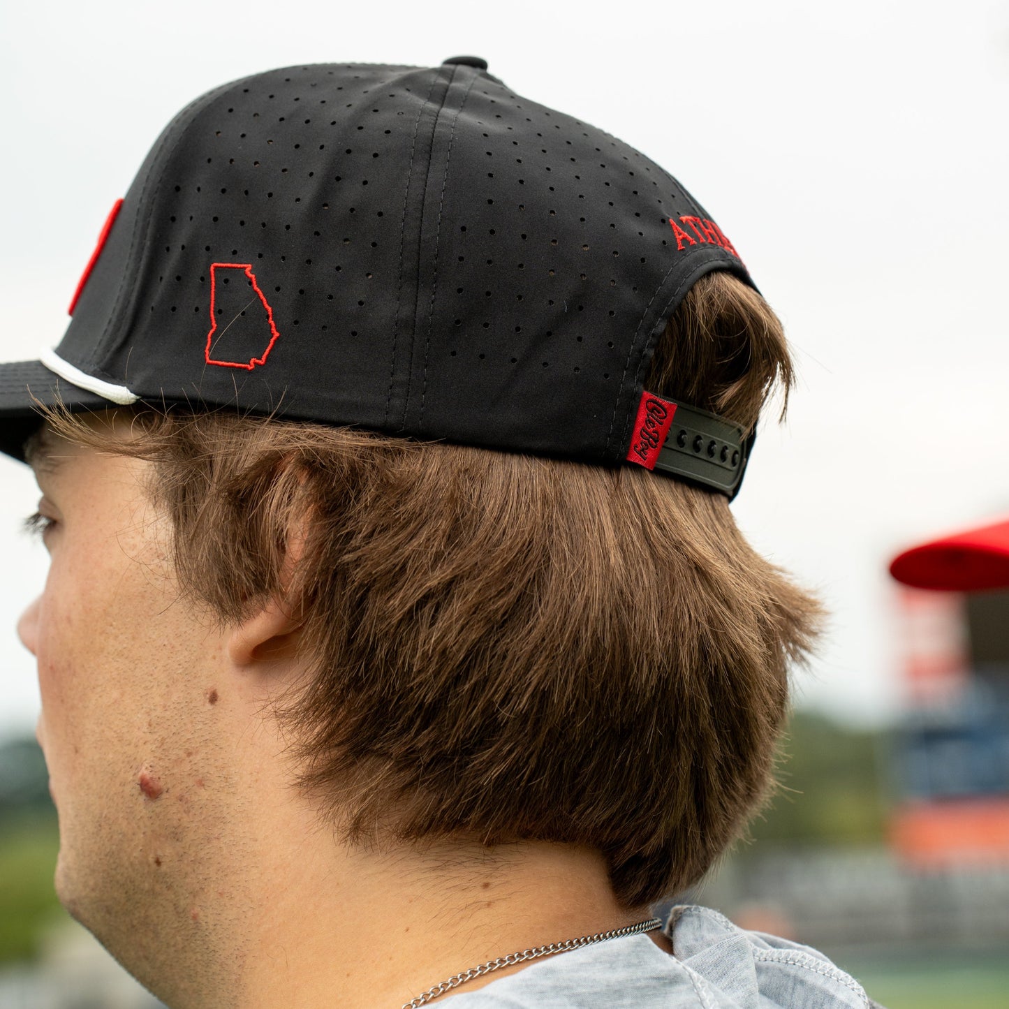 OLE BOY Georgia Game Day Performance Golf Hat - Black