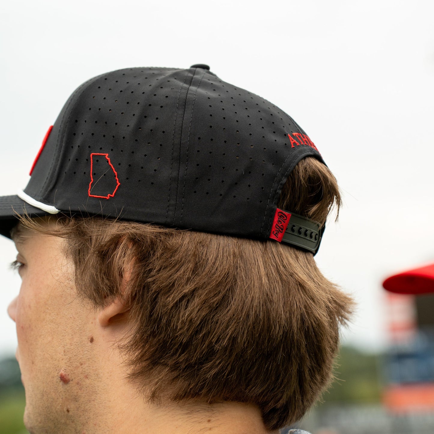OLE BOY Georgia Game Day Performance Golf Hat - Black