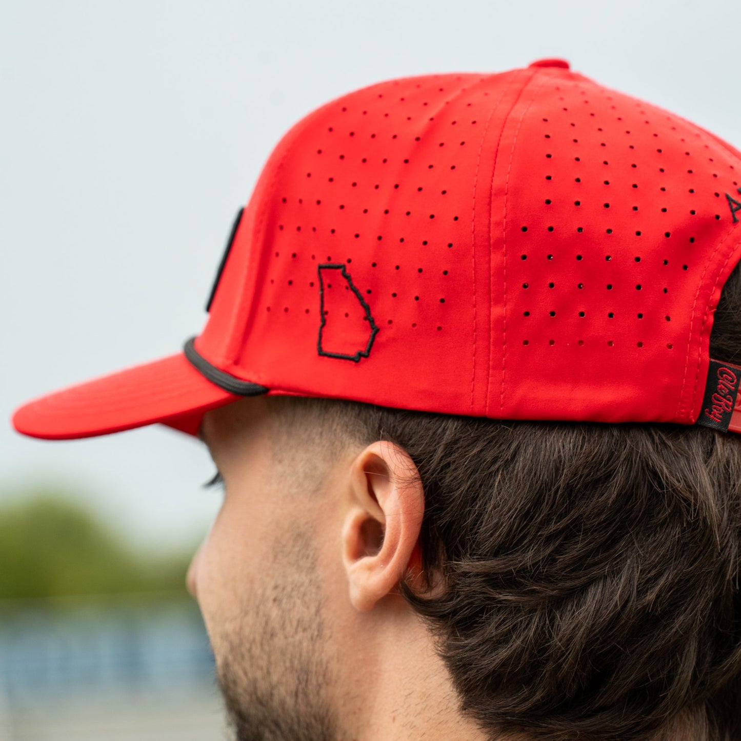 OLE BOY Georgia Game Day Performance Golf Hat - Red