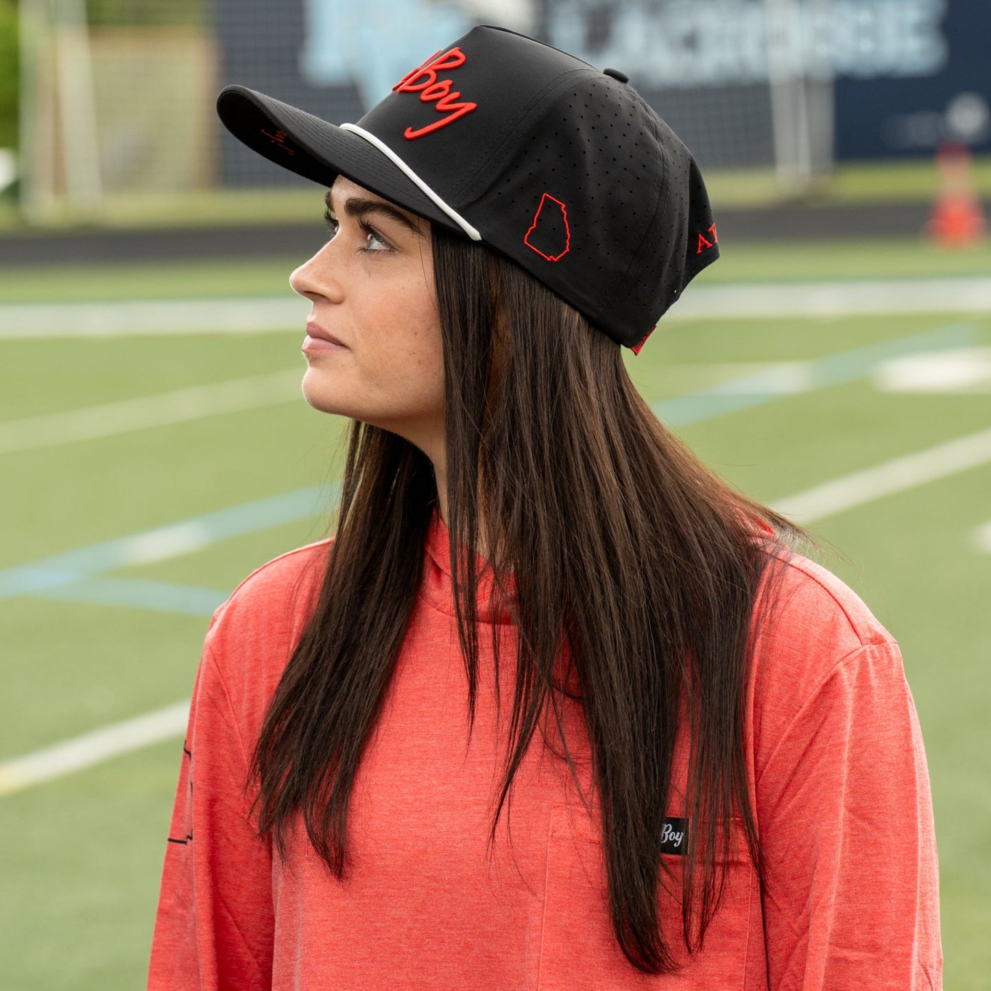 OLE BOY Georgia Game Day Performance Golf Hat - Black
