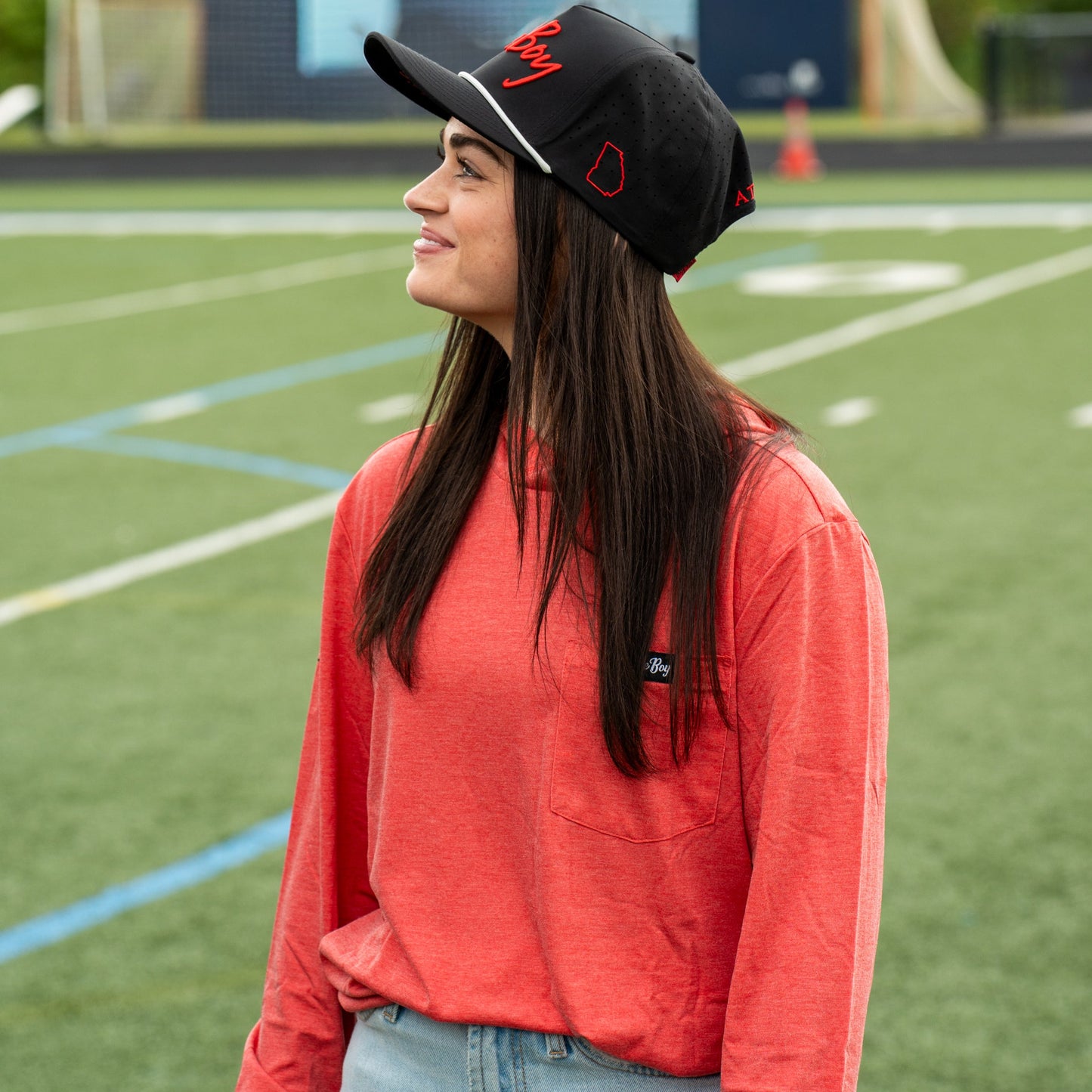 OLE BOY Performance Hooded Game Day Tee - Georgia