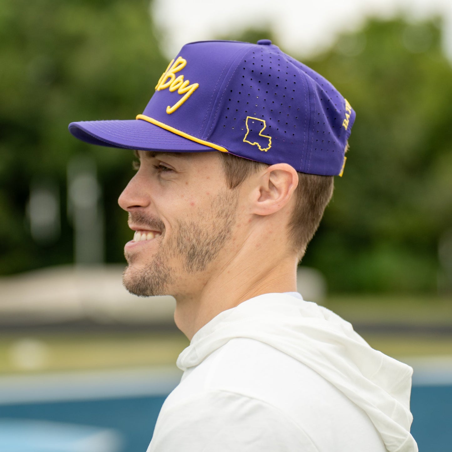 OLE BOY Louisiana Game Day Performance Golf Hat