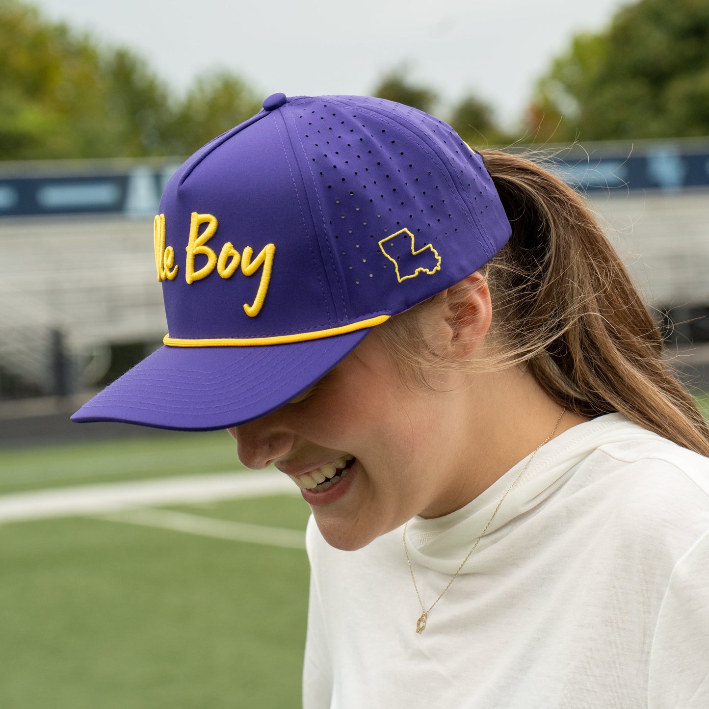 OLE BOY Louisiana Game Day Performance Golf Hat