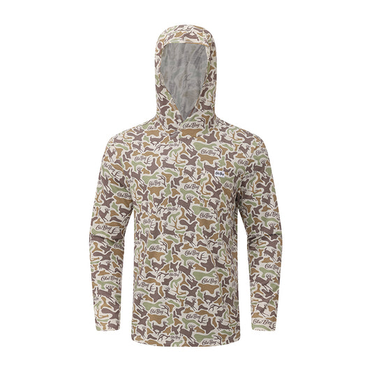 OLE BOY Performance Hooded Tee - Deer Camo