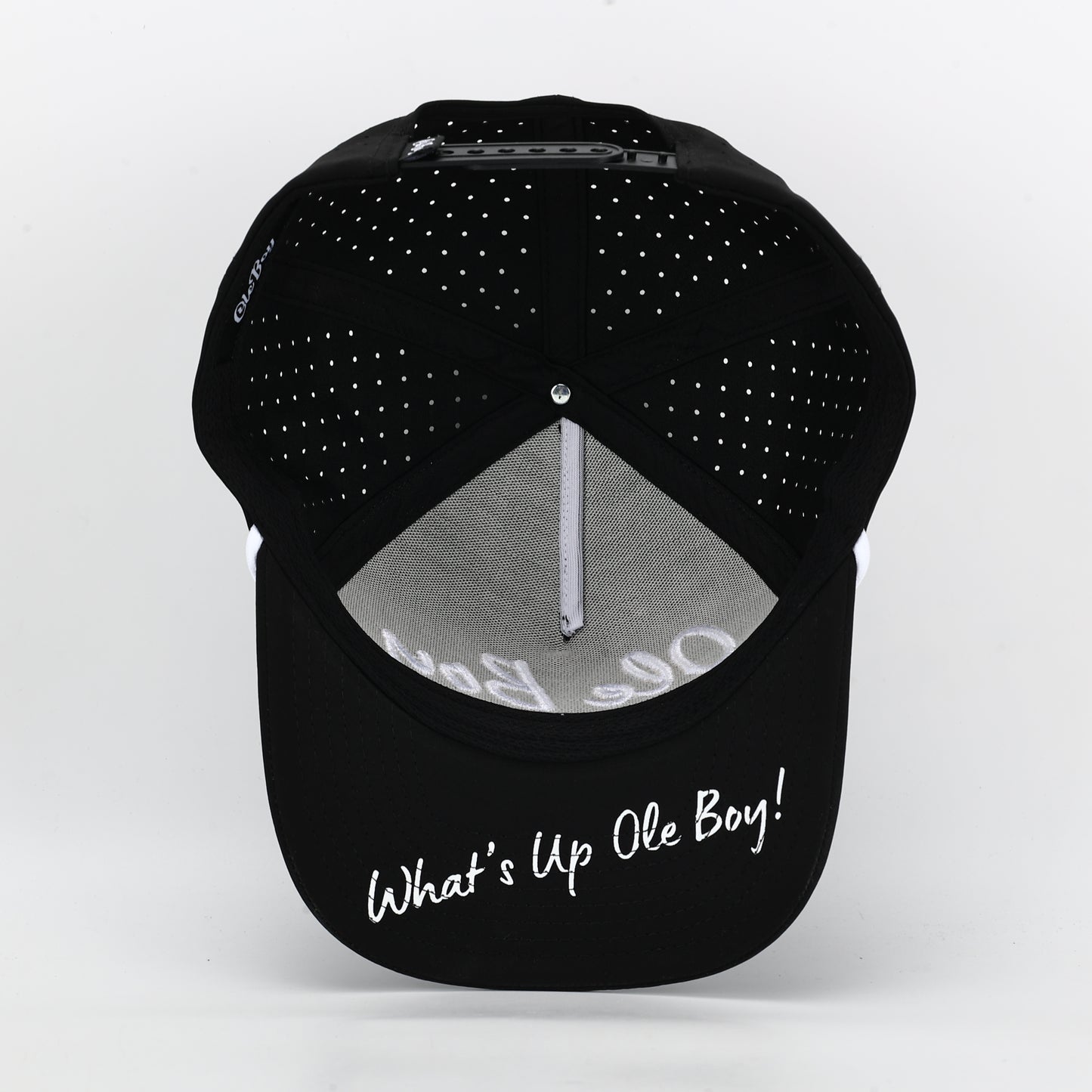 OLE BOY Black Performance Golf Hat
