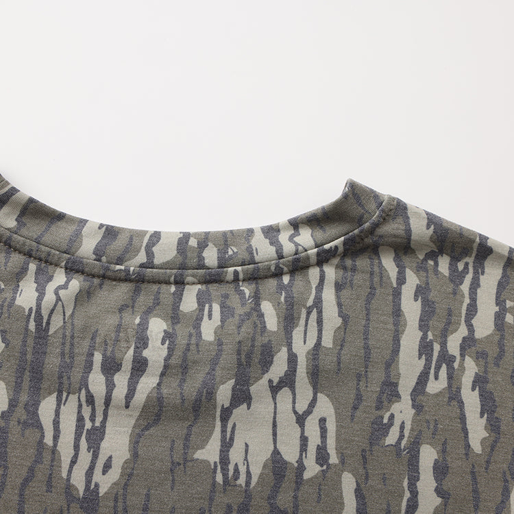OLE BOY Bottomland Camo Performance Long Sleeve Logo Tee