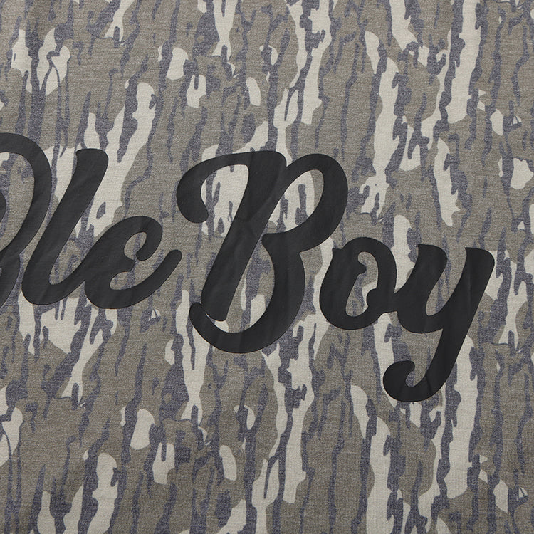 OLE BOY Bottomland Camo Performance Short Sleeve Logo Tee