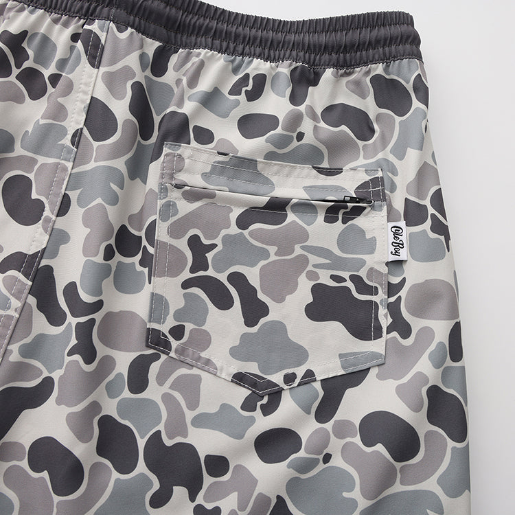 OLE BOY Everyday Short - Grey Camo