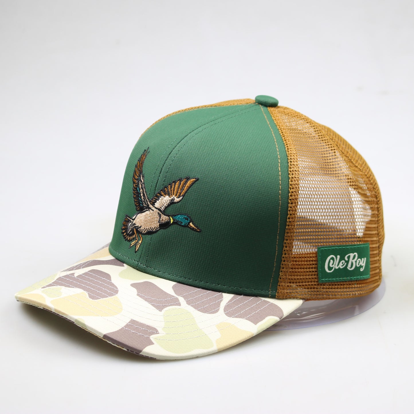 OLE BOY Flying Mallard Camo Trucker Hat
