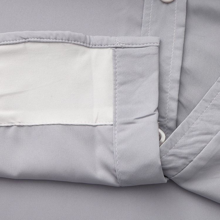 OLE BOY Performance Button Up Fishing Shirt - Grey