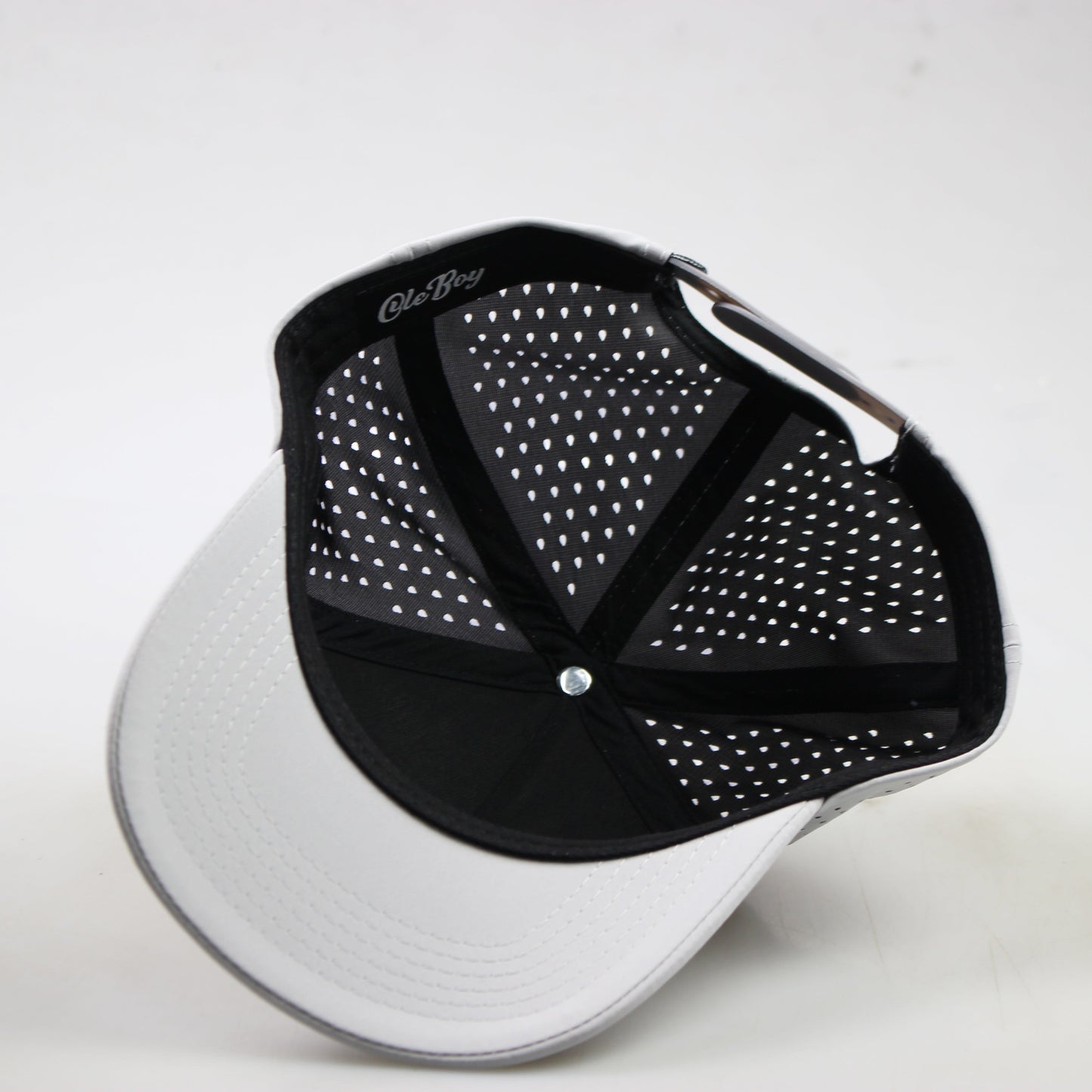 OLE BOY Performance Grey Rubber Patch Hat