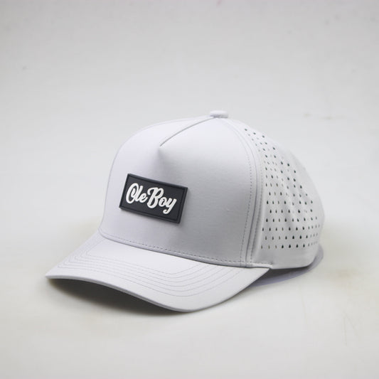 OLE BOY Performance Grey Rubber Patch Hat
