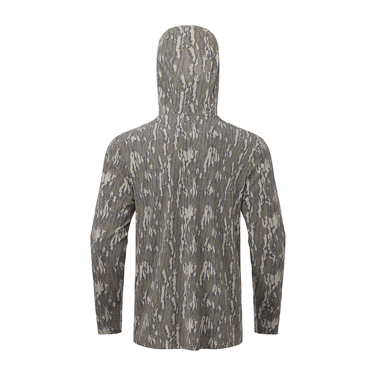 OLE BOY Performance Hooded Tee - Bottomland Camo