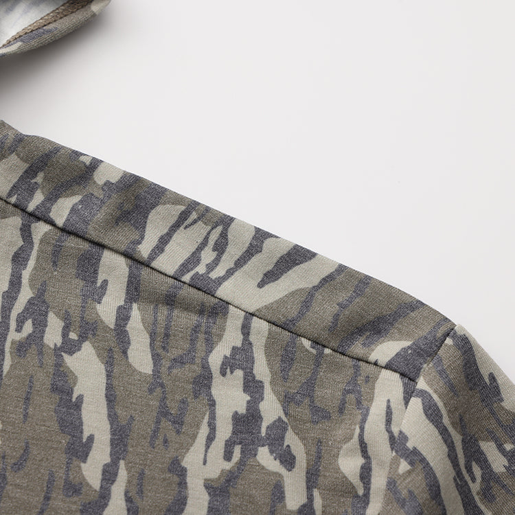 OLE BOY Performance Hooded Tee - Bottomland Camo