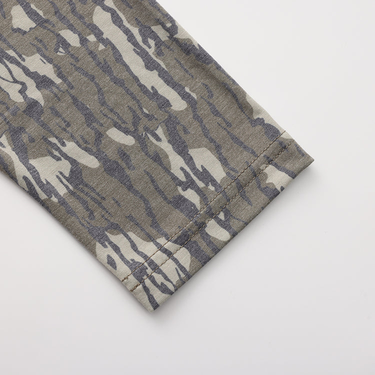 OLE BOY Performance Hooded Tee - Bottomland Camo