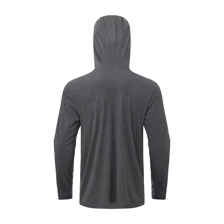 OLE BOY Performance Hooded Tee - Charcoal