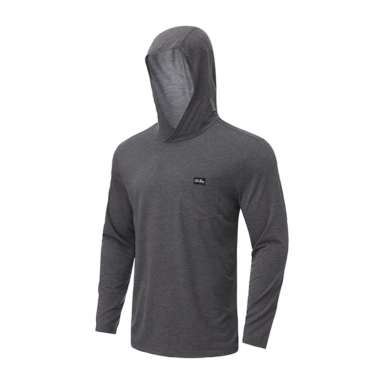 OLE BOY Performance Hooded Tee - Charcoal