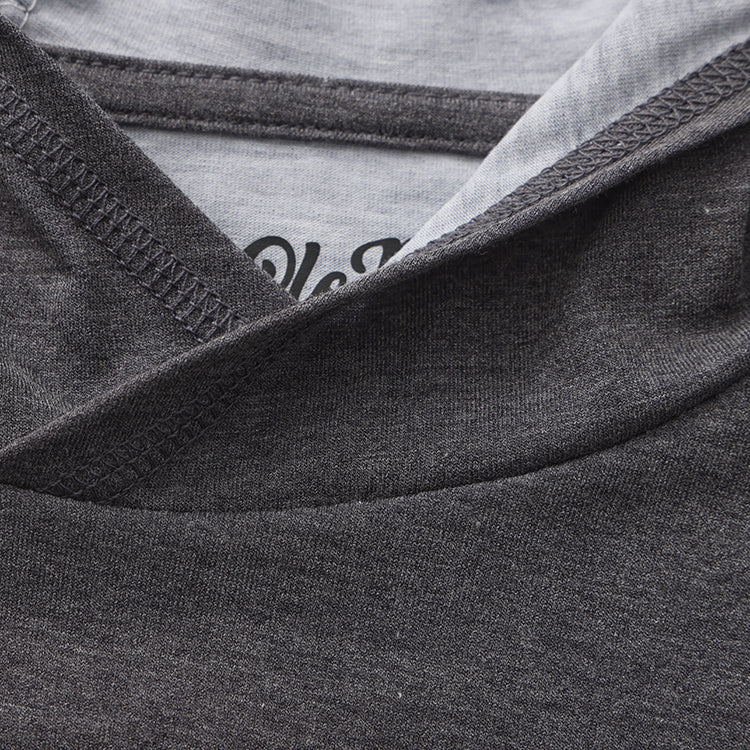 OLE BOY Performance Hooded Tee - Charcoal