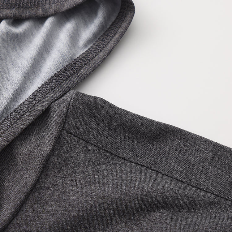 OLE BOY Performance Hooded Tee - Charcoal