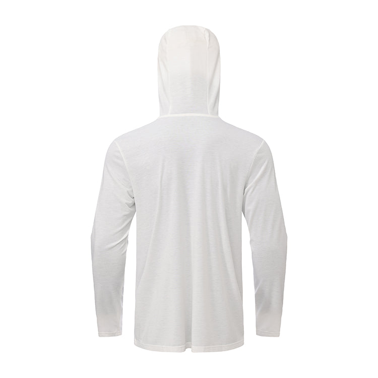 OLE BOY Performance Hooded Tee - White