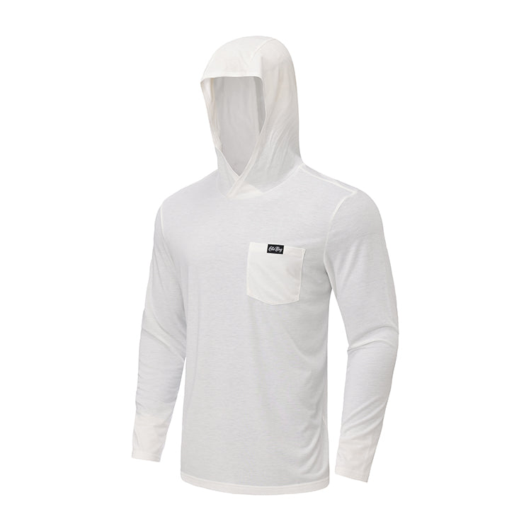 OLE BOY Performance Hooded Tee - White