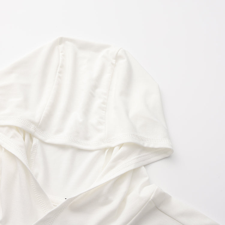 OLE BOY Performance Hooded Tee - White