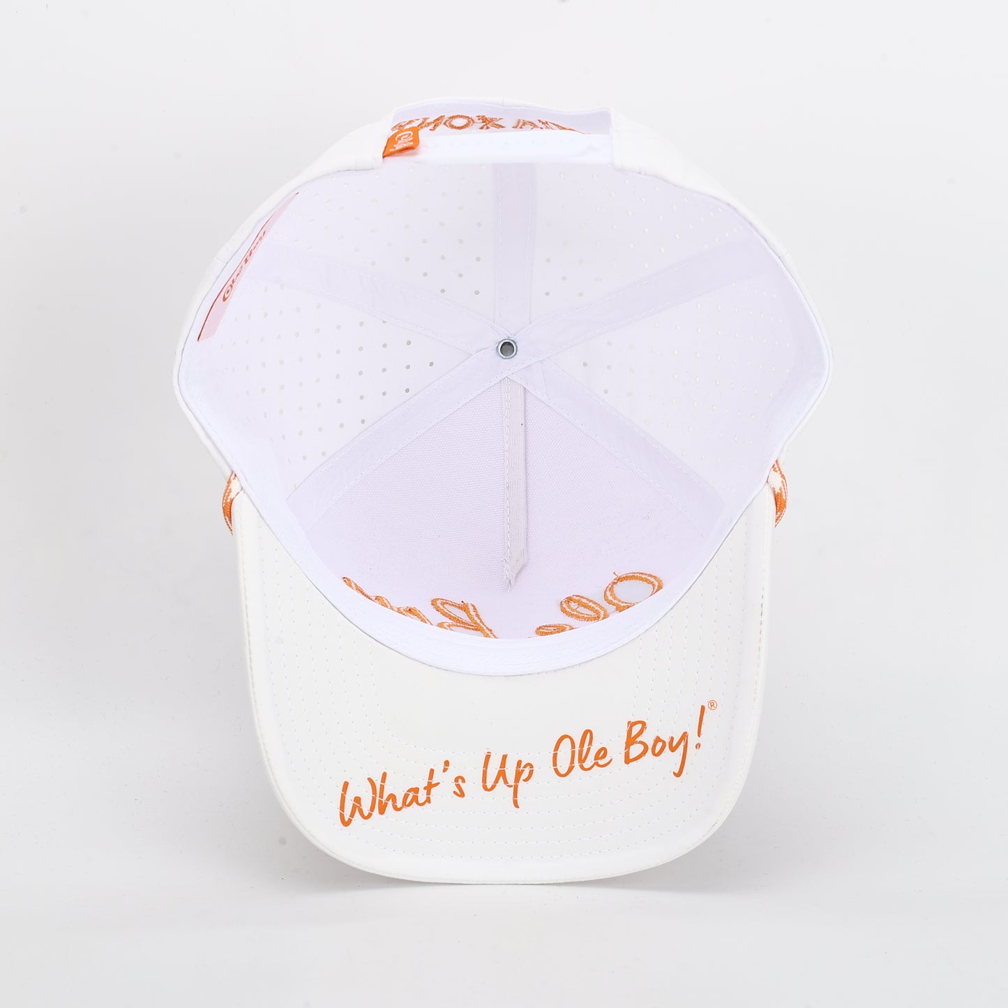 OLE BOY Tennessee Game Day Performance Golf Hat - White