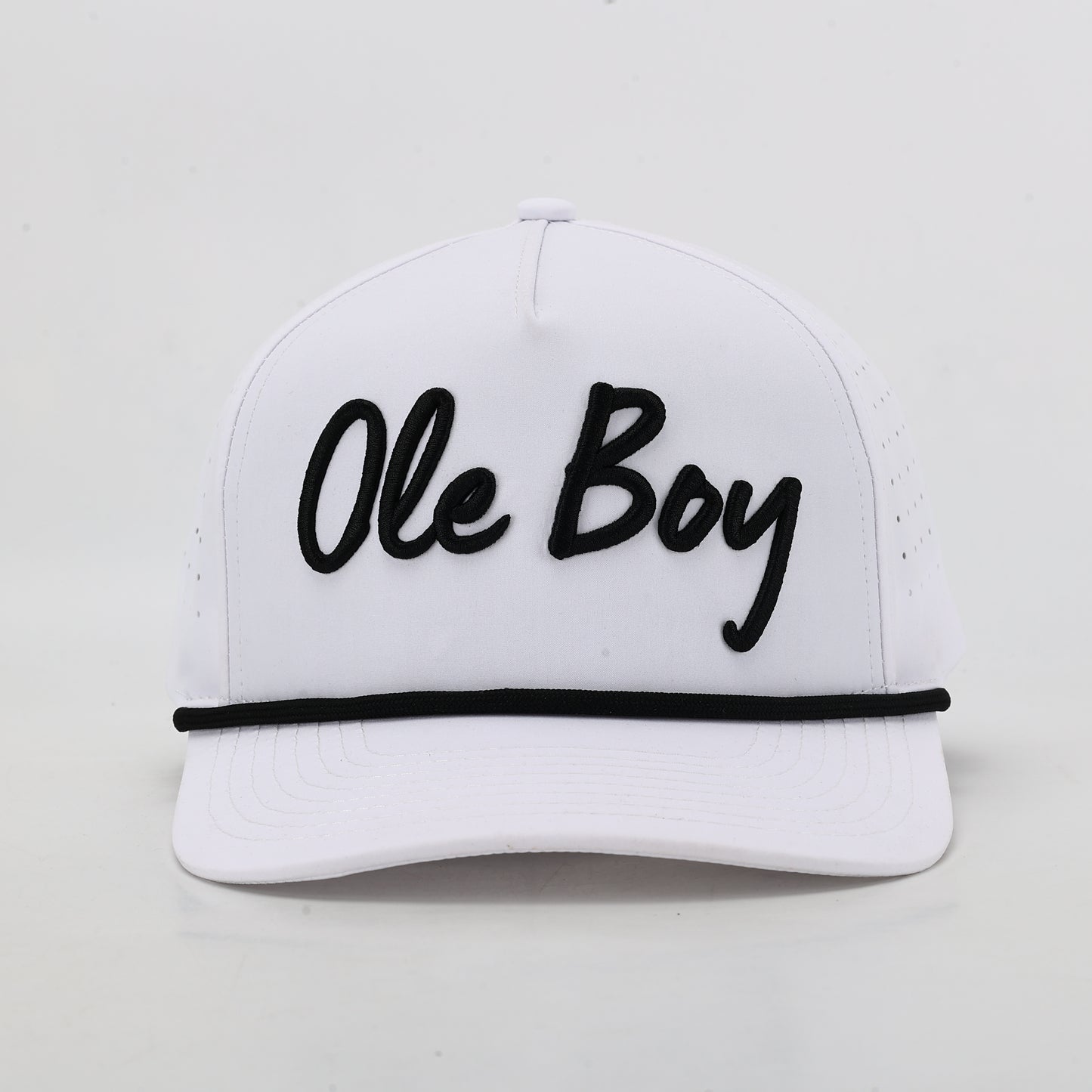 OLE BOY White Performance Golf Hat