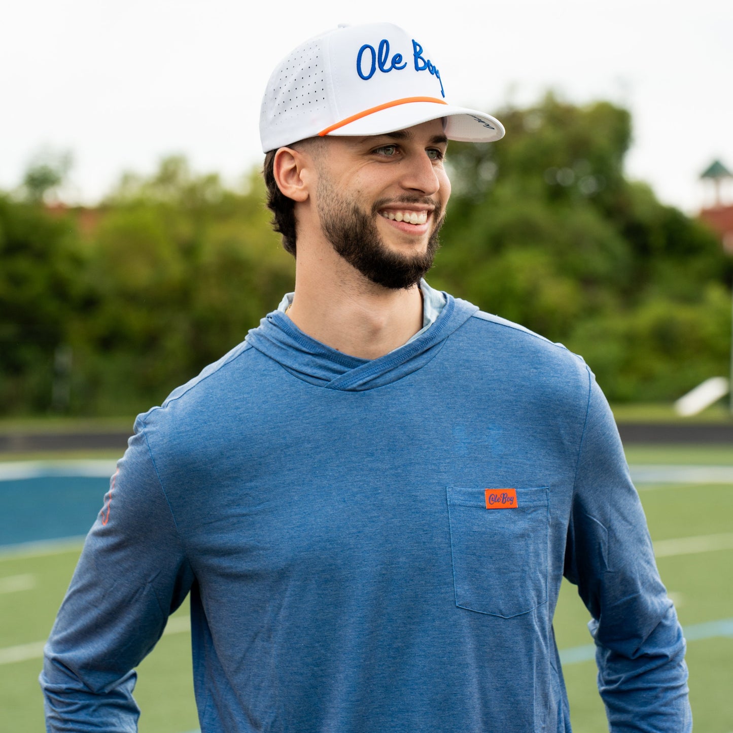 OLE BOY Florida Game Day Performance Golf Hat - White