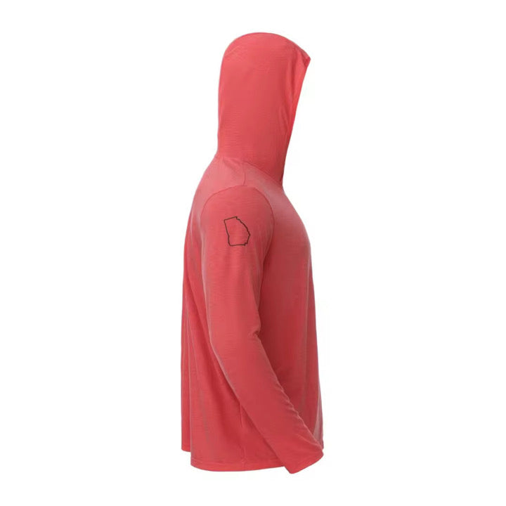 OLE BOY Performance Hooded Game Day Tee - Georgia Rigtht Sleeve