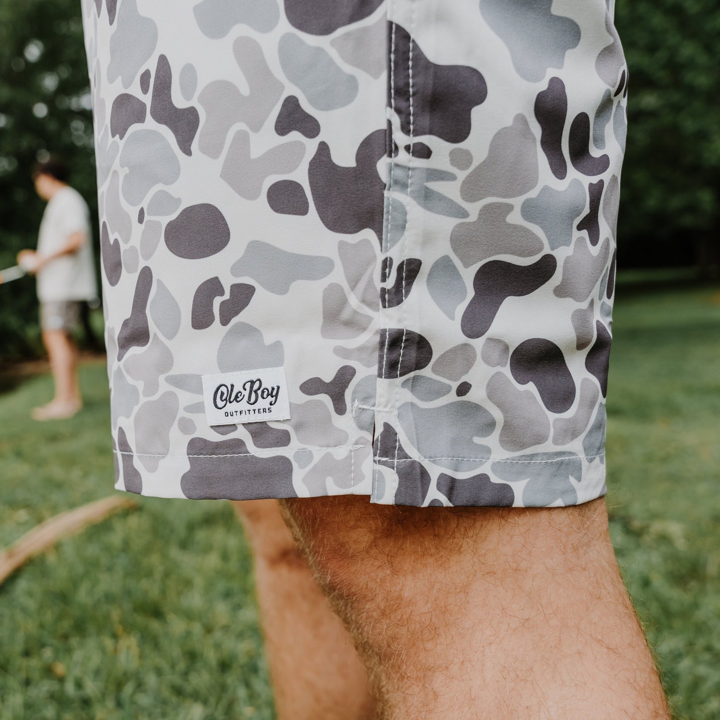 OLE BOY Everyday Short - Grey Camo
