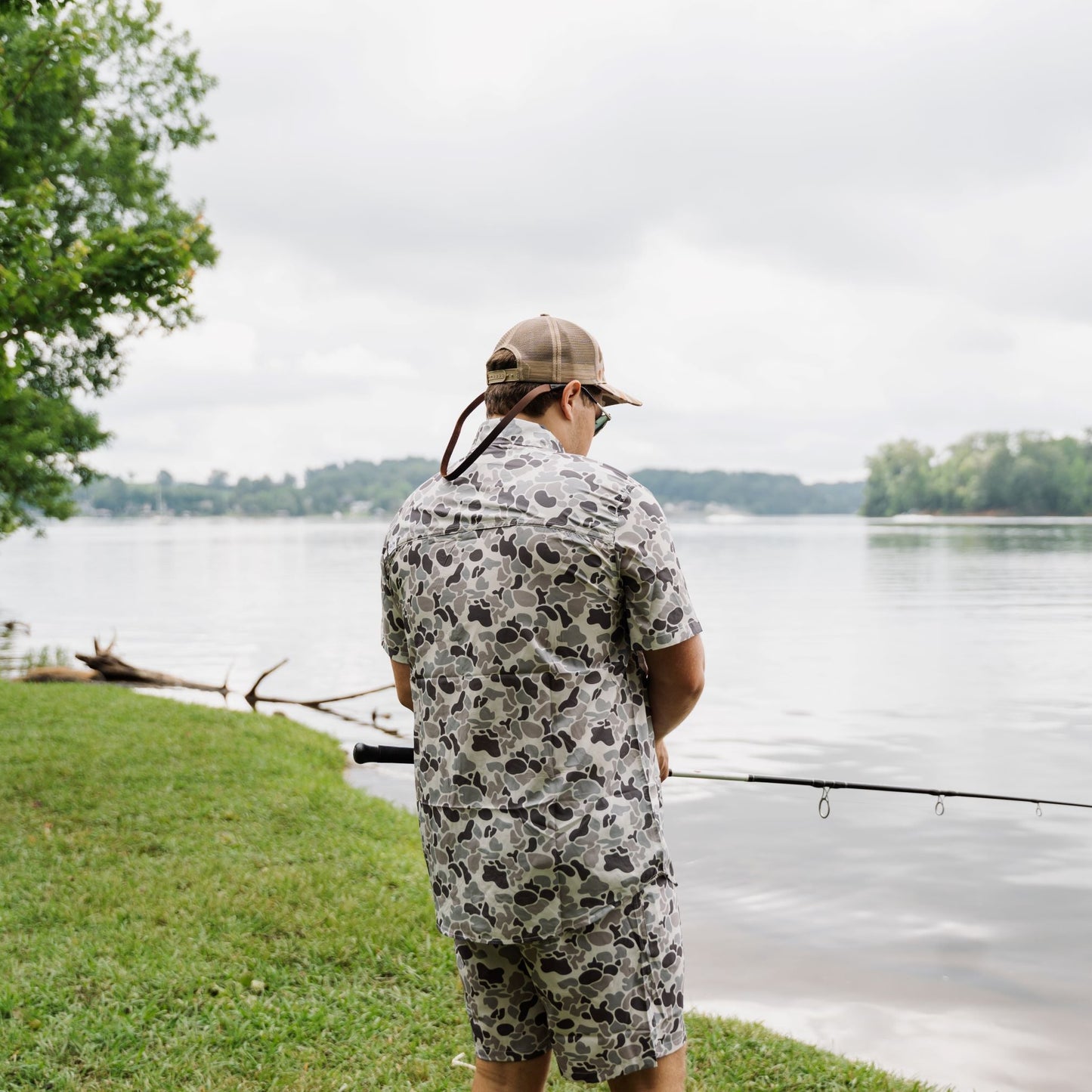 OLE BOY Everyday Short - Grey Camo