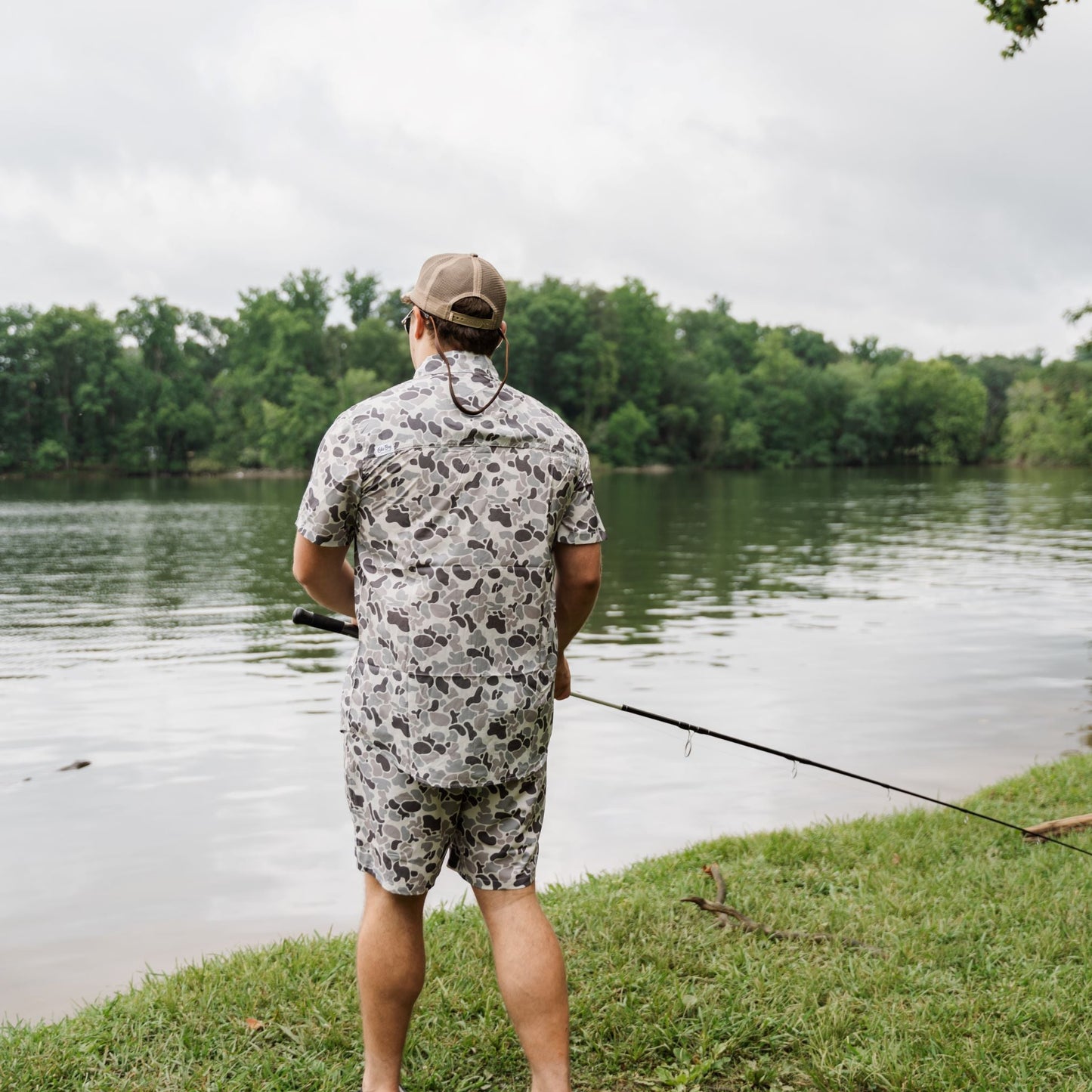 OLE BOY Everyday Short - Grey Camo