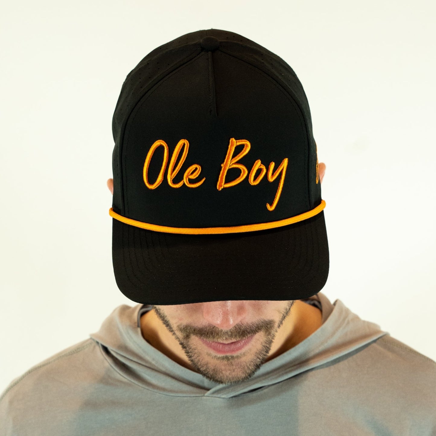 OLE BOY Tennessee Game Day Performance Golf Hat - Black