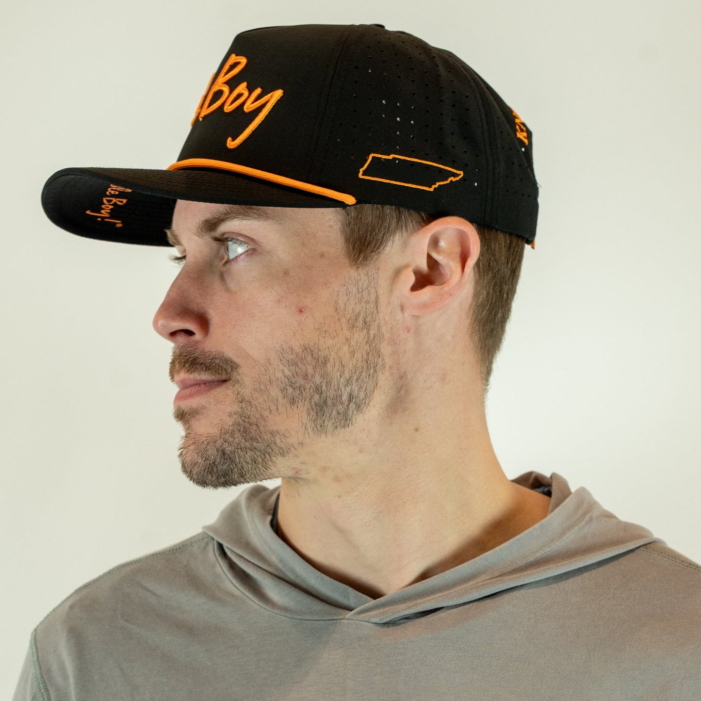 OLE BOY Tennessee Game Day Performance Golf Hat - Black