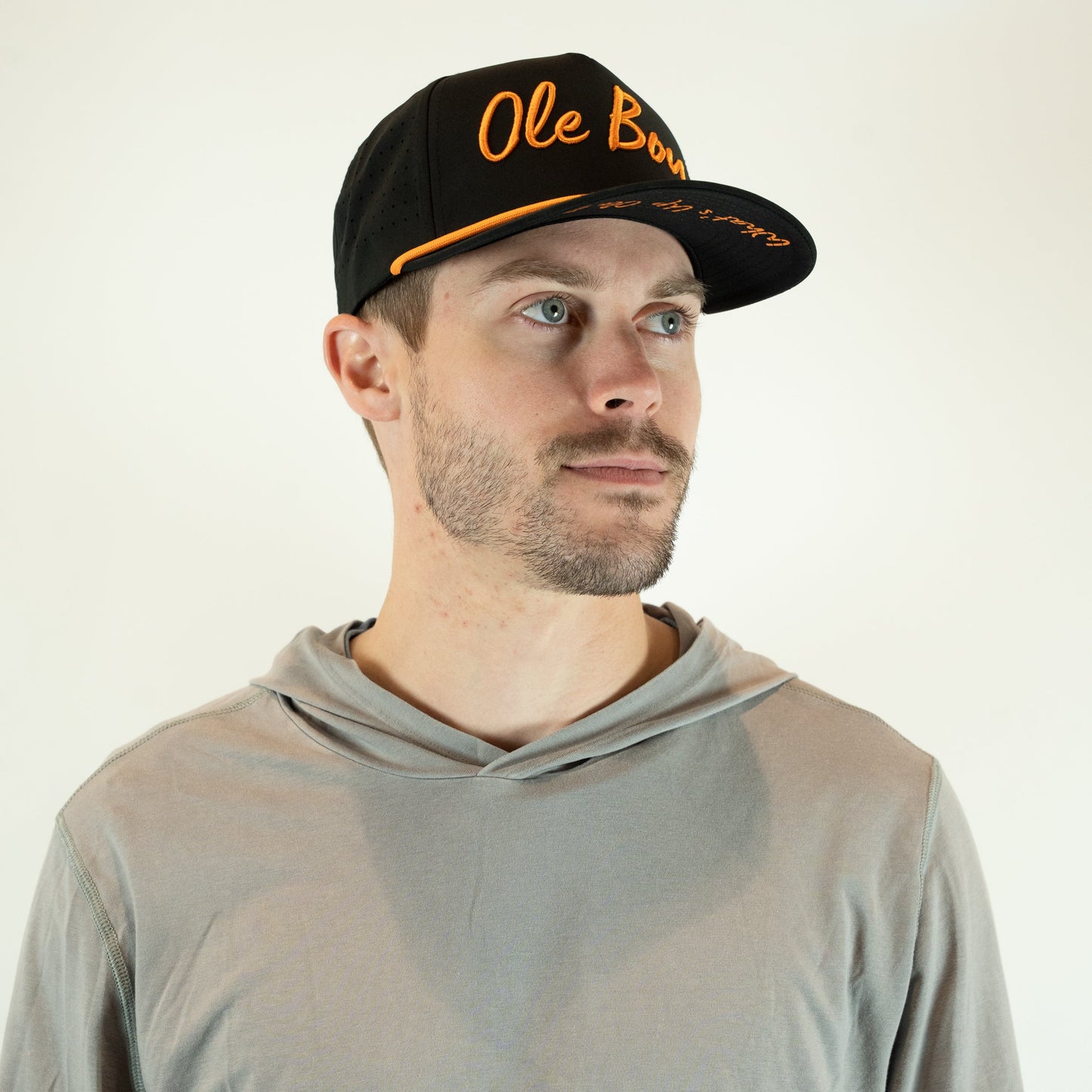 OLE BOY Tennessee Game Day Performance Golf Hat - Black