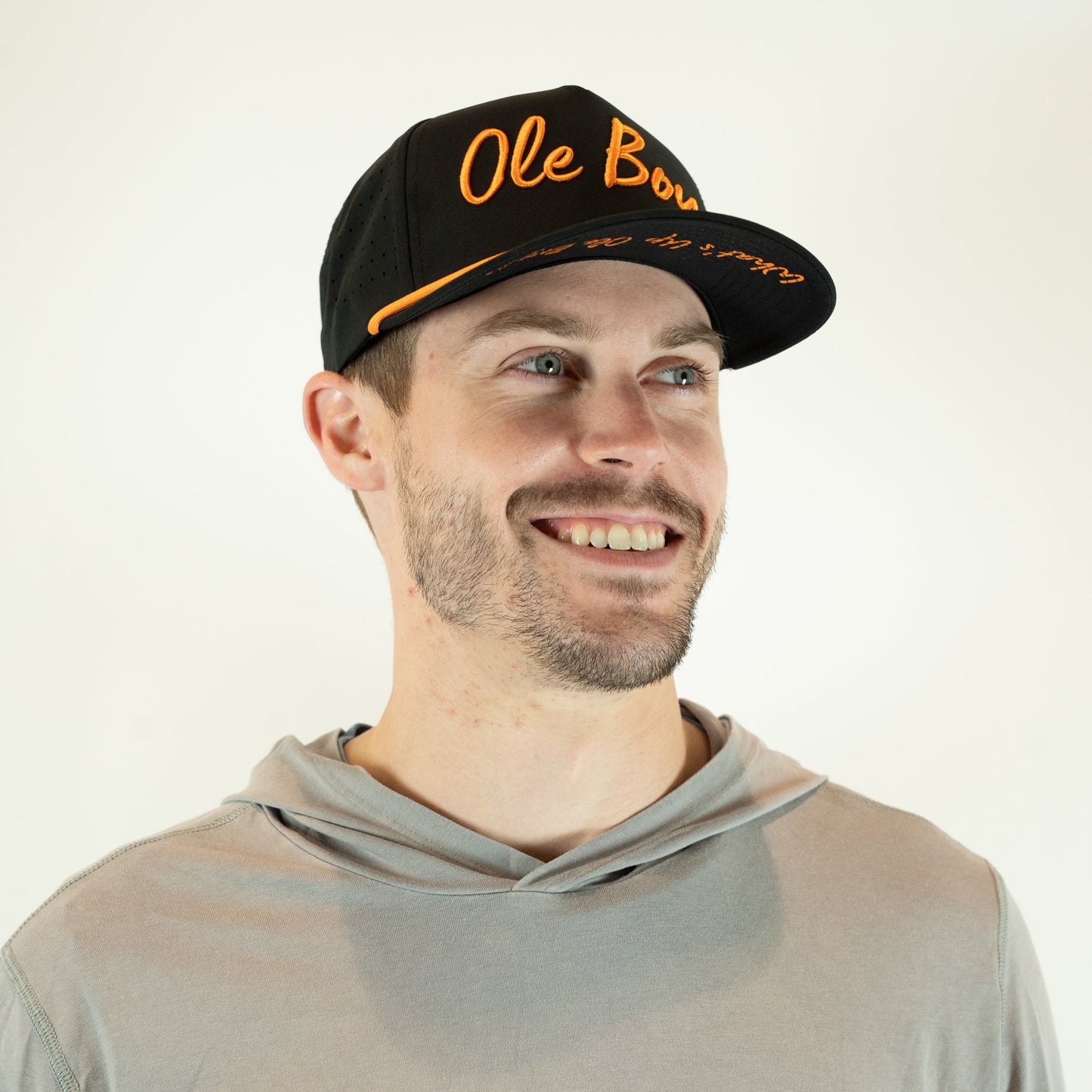 OLE BOY Tennessee Game Day Performance Golf Hat - Black