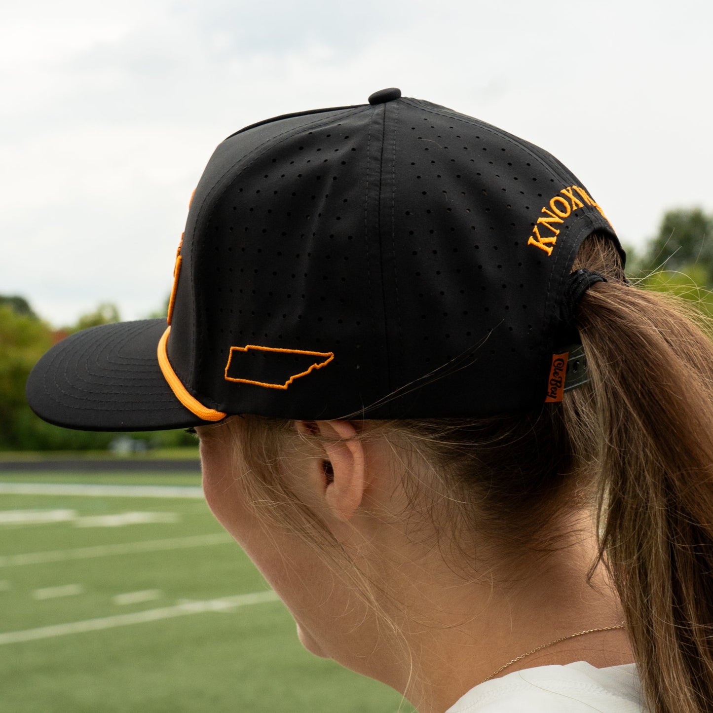 OLE BOY Tennessee Game Day Performance Golf Hat - Black