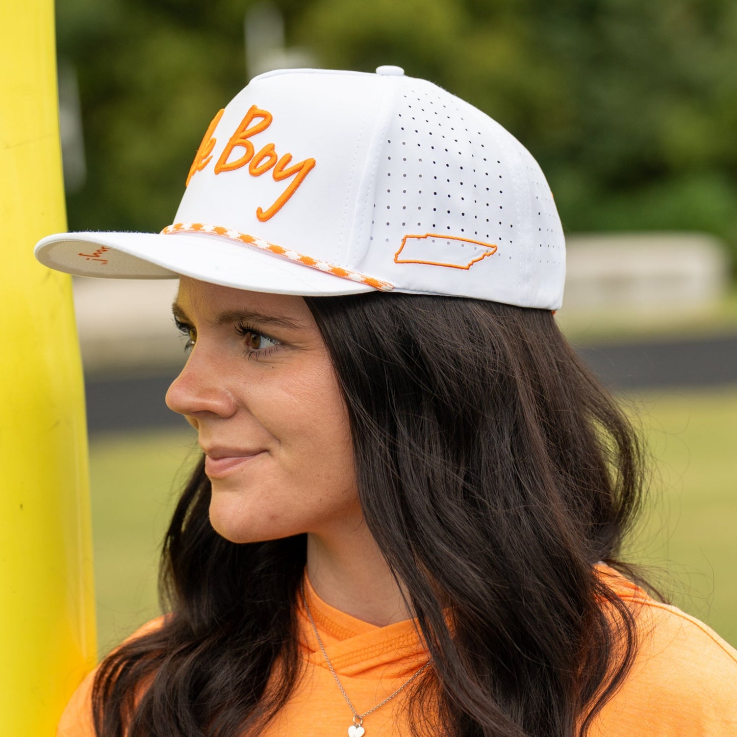 OLE BOY Tennessee Game Day Performance Golf Hat - White