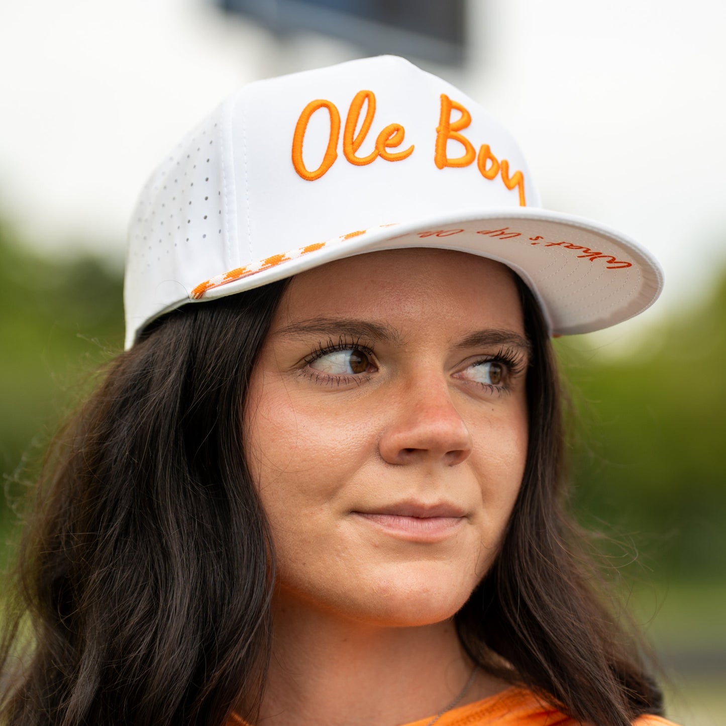 OLE BOY Tennessee Game Day Performance Golf Hat - White
