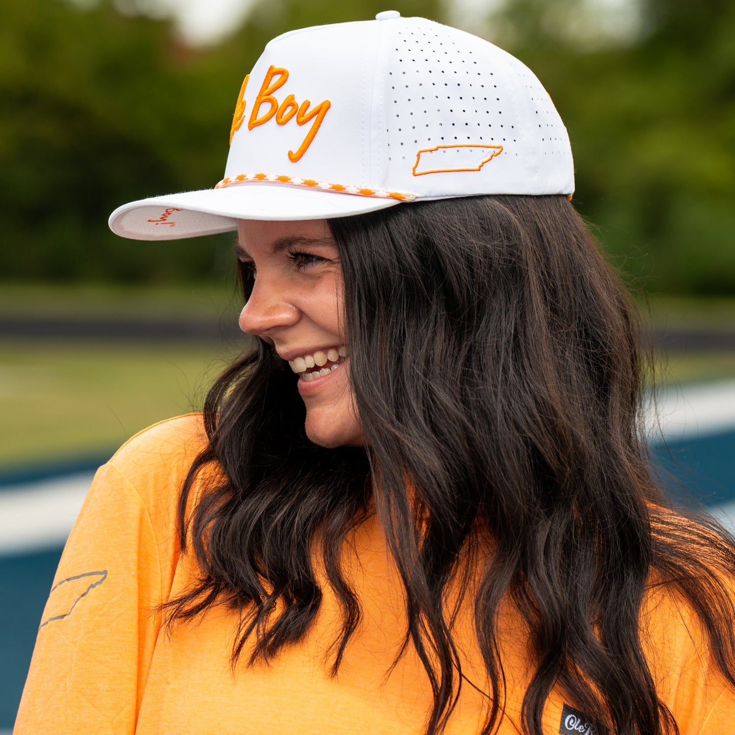 OLE BOY Tennessee Game Day Performance Golf Hat - White