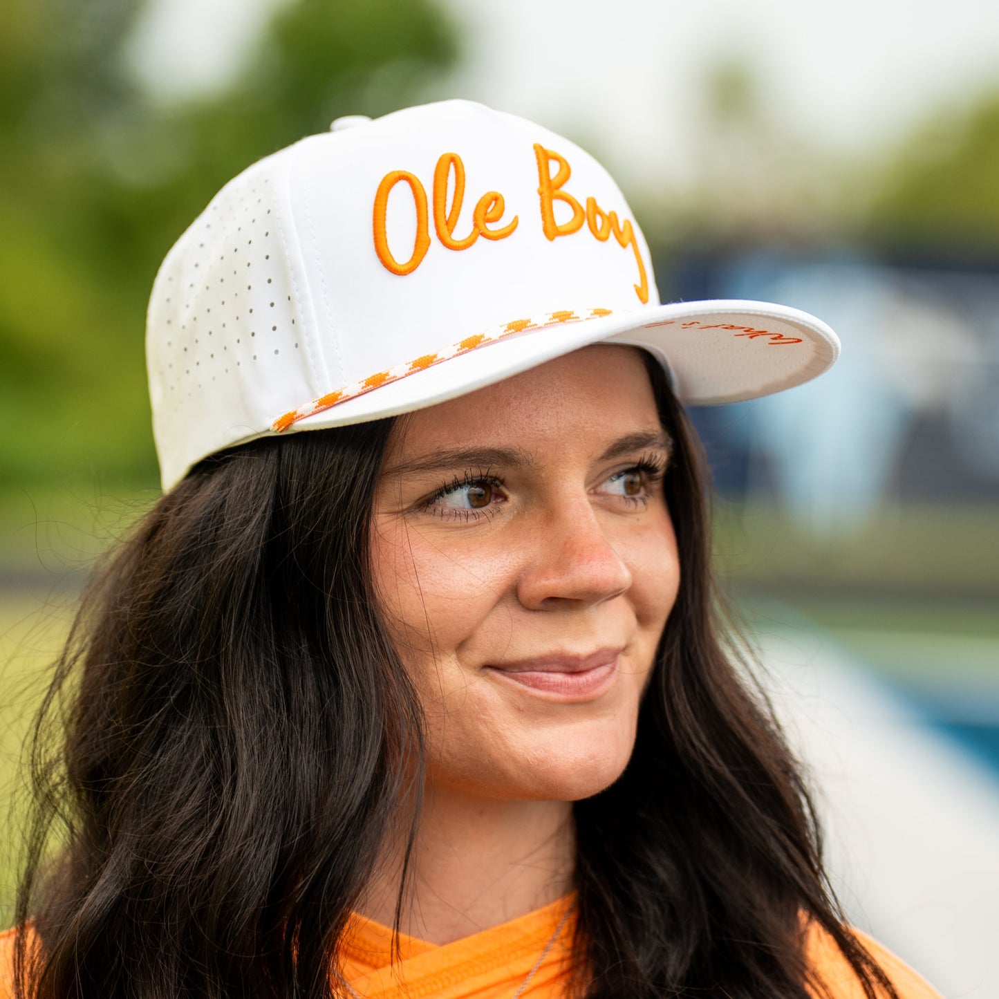 OLE BOY Tennessee Game Day Performance Golf Hat - White